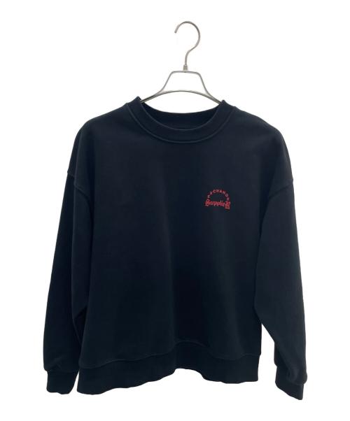 SUPPLIER（サプライヤー）SUPPLIER (サプライヤー) スウェット ブラック サイズ:Mの古着・服飾アイテム