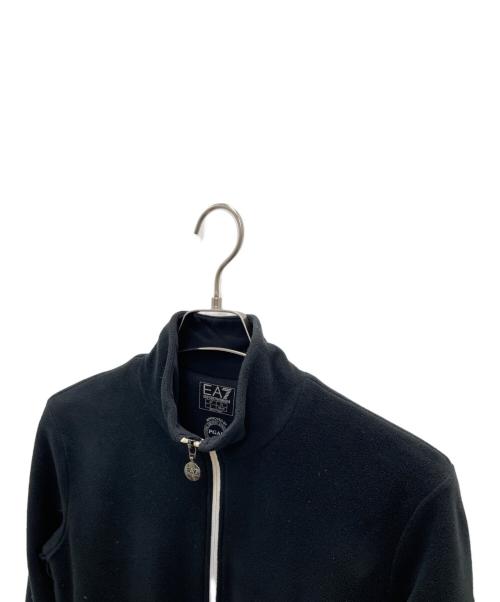 EMPORIO ARMANI（エンポリオアルマーニ）EMPORIO ARMANI (エンポリオアルマーニ) フリースジャケット ブラック サイズ:Sの古着・服飾アイテム