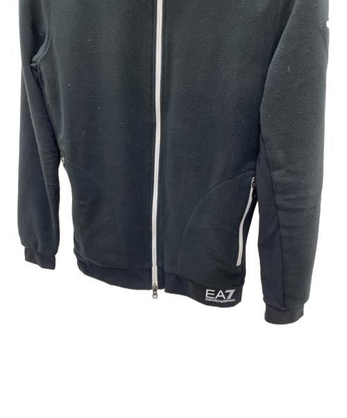 EMPORIO ARMANI（エンポリオアルマーニ）EMPORIO ARMANI (エンポリオアルマーニ) フリースジャケット ブラック サイズ:Sの古着・服飾アイテム