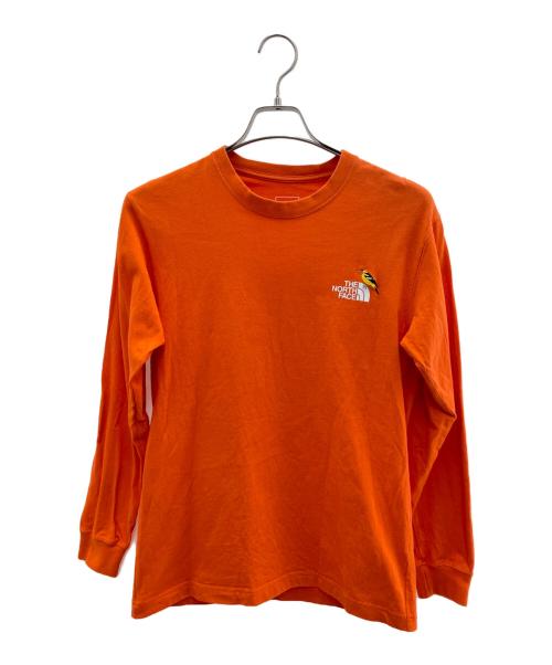 THE NORTH FACE（ザ ノース フェイス）THE NORTH FACE (ザ ノース フェイス) 長袖カットソー オレンジ サイズ:XSの古着・服飾アイテム