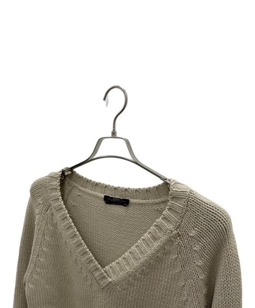 Max Mara WEEK END LINE（マックスマーラ ウイークエンドライン）MAX MARA WEEK END LINE (マックスマーラ ウイークエンドライン) 厚手ニット ベージュ サイズ:Lの古着・服飾アイテム