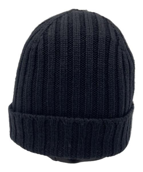 MONCLER（モンクレール）MONCLER (モンクレール) ニット帽 ブラックの古着・服飾アイテム