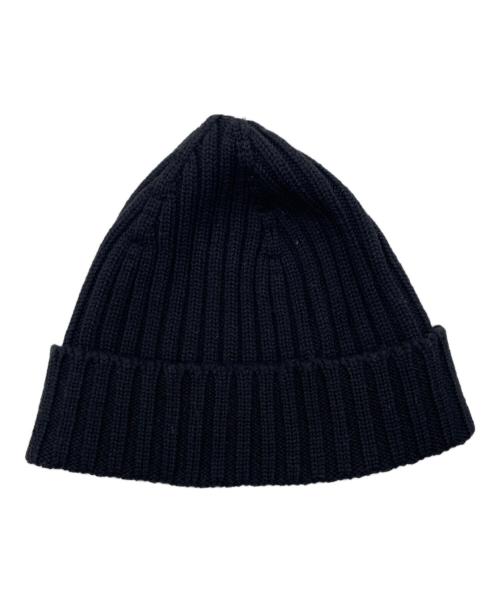 MONCLER（モンクレール）MONCLER (モンクレール) ニット帽 ブラックの古着・服飾アイテム