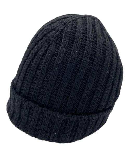 MONCLER（モンクレール）MONCLER (モンクレール) ニット帽 ブラックの古着・服飾アイテム