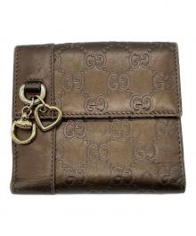 GUCCI（グッチ）の古着「2つ折り財布」｜ブラウン