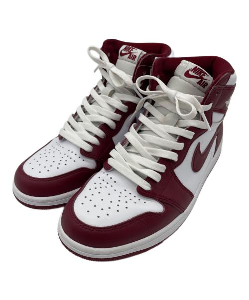 NIKE（ナイキ）NIKE (ナイキ) ハイカットスニーカー ブラウン×ホワイト サイズ:27cmの古着・服飾アイテム