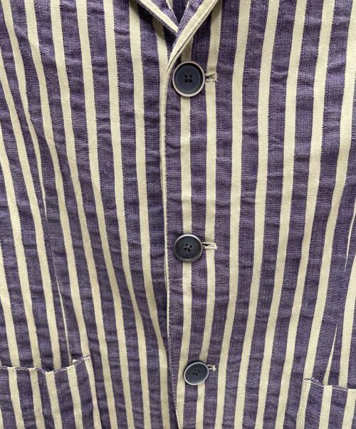 LARDINI（ラルディーニ）LARDINI (ラルディーニ) テーラードジャケット パープル サイズ:42の古着・服飾アイテム