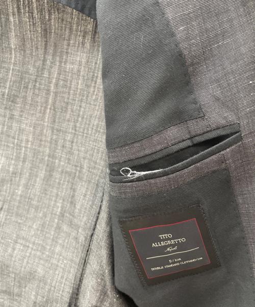 TITO ALLEGRETTO（ティト アレグレット）TITO ALLEGRETTO (ティト アレグレット) セットアップスーツ グレー サイズ:46の古着・服飾アイテム