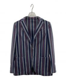 LARDINI（ラルディーニ）の古着「テーラードジャケット」｜ネイビー×グレー