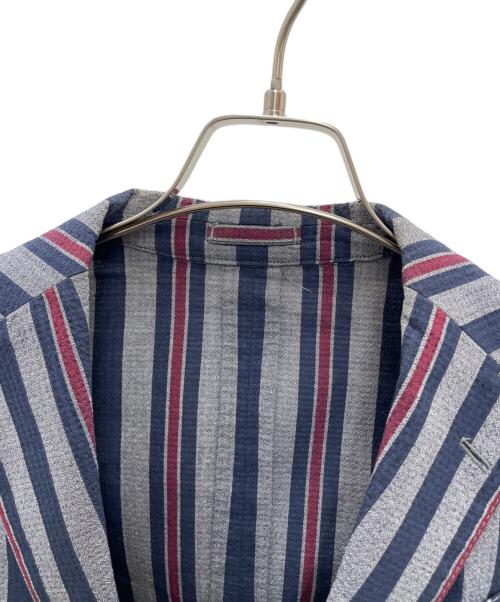 LARDINI（ラルディーニ）LARDINI (ラルディーニ) テーラードジャケット ネイビー×グレー サイズ:44の古着・服飾アイテム