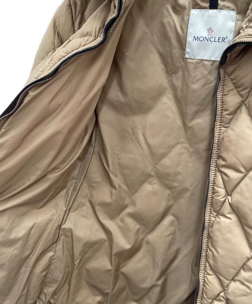 MONCLER（モンクレール）MONCLER (モンクレール) キルティングダウンコート ベージュ サイズ:00の古着・服飾アイテム