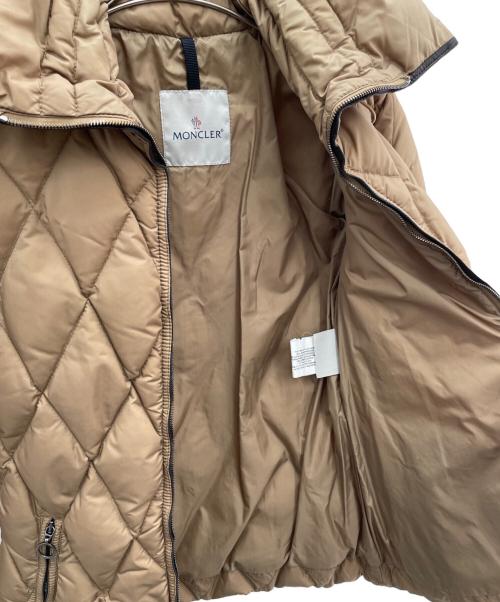 MONCLER（モンクレール）MONCLER (モンクレール) キルティングダウンコート ベージュ サイズ:00の古着・服飾アイテム