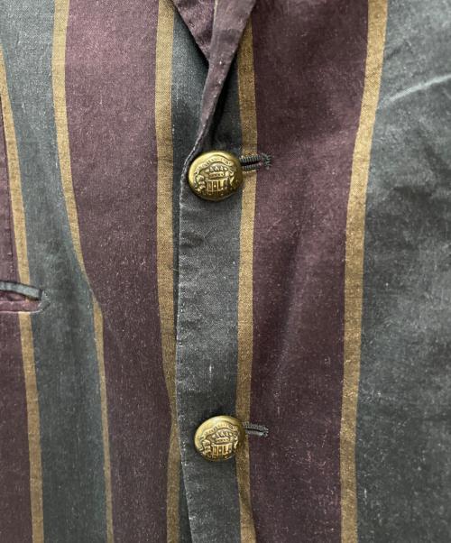 TAGLIATORE（タリアトーレ）TAGLIATORE (タリアトーレ) テーラードジャケット グレー×パープル サイズ:46の古着・服飾アイテム