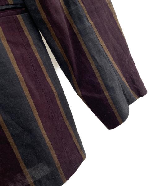 TAGLIATORE（タリアトーレ）TAGLIATORE (タリアトーレ) テーラードジャケット グレー×パープル サイズ:46の古着・服飾アイテム