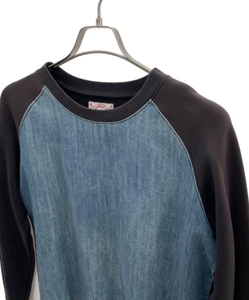 EVISU（エヴィス）EVISU (エヴィス) スウェット ブルー サイズ:36の古着・服飾アイテム