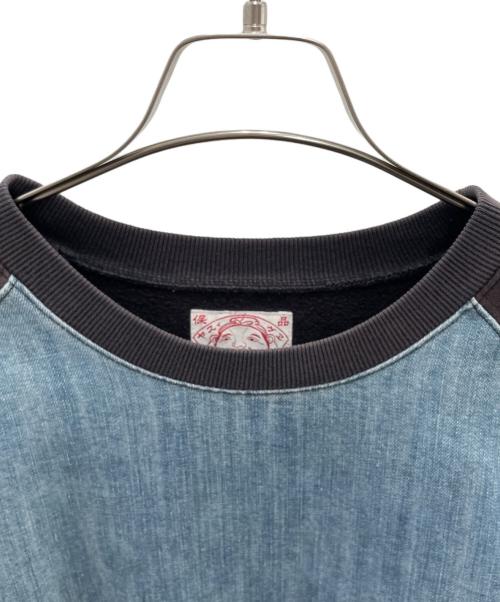EVISU（エヴィス）EVISU (エヴィス) スウェット ブルー サイズ:36の古着・服飾アイテム