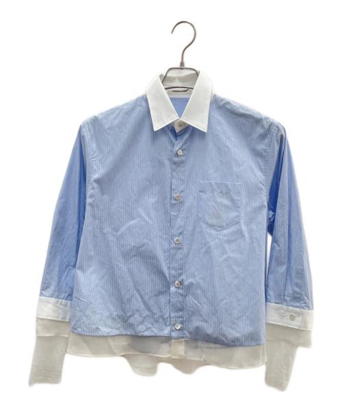 UNDERCOVER（アンダーカバー）UNDERCOVER (アンダーカバー) 長袖シャツ ブルー×ホワイト サイズ:2の古着・服飾アイテム