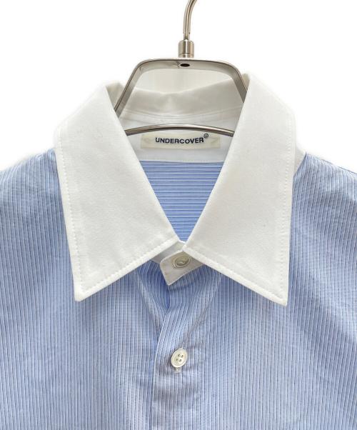 UNDERCOVER（アンダーカバー）UNDERCOVER (アンダーカバー) 長袖シャツ ブルー×ホワイト サイズ:2の古着・服飾アイテム