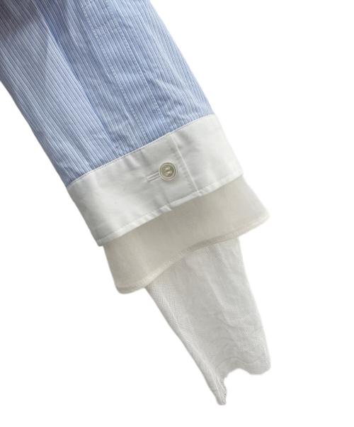 UNDERCOVER（アンダーカバー）UNDERCOVER (アンダーカバー) 長袖シャツ ブルー×ホワイト サイズ:2の古着・服飾アイテム