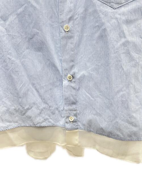 UNDERCOVER（アンダーカバー）UNDERCOVER (アンダーカバー) 長袖シャツ ブルー×ホワイト サイズ:2の古着・服飾アイテム