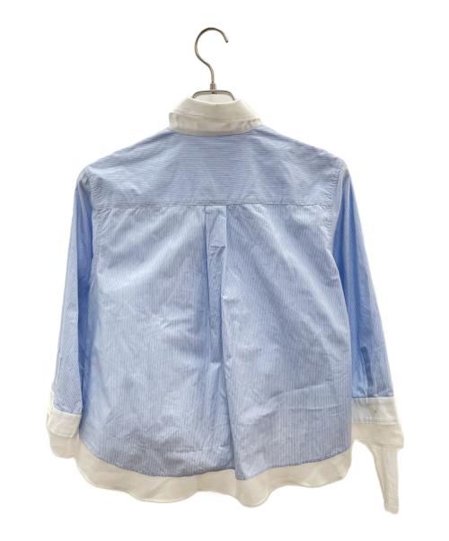 UNDERCOVER（アンダーカバー）UNDERCOVER (アンダーカバー) 長袖シャツ ブルー×ホワイト サイズ:2の古着・服飾アイテム