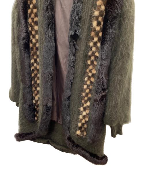 RECUERDO CLUB（レクエルド・クラブ）RECUERDO CLUB (レクエルド・クラブ) ファーコート ブラウン サイズ:Freeの古着・服飾アイテム