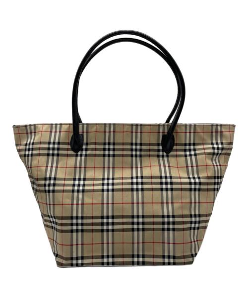 Burberry's（バーバリー）Burberry's (バーバリーズ) 舟型トートバッグ ベージュの古着・服飾アイテム