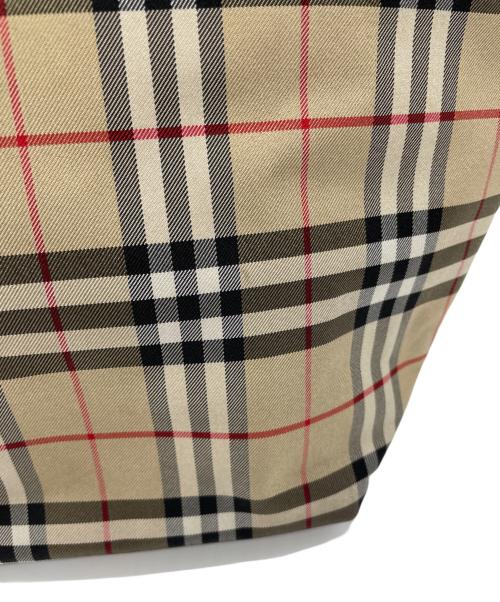 Burberry's（バーバリー）Burberry's (バーバリーズ) 舟型トートバッグ ベージュの古着・服飾アイテム