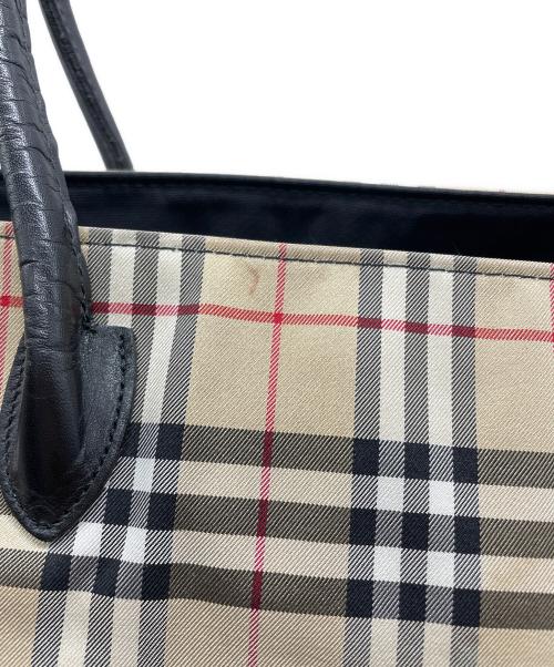 Burberry's（バーバリー）Burberry's (バーバリーズ) 舟型トートバッグ ベージュの古着・服飾アイテム