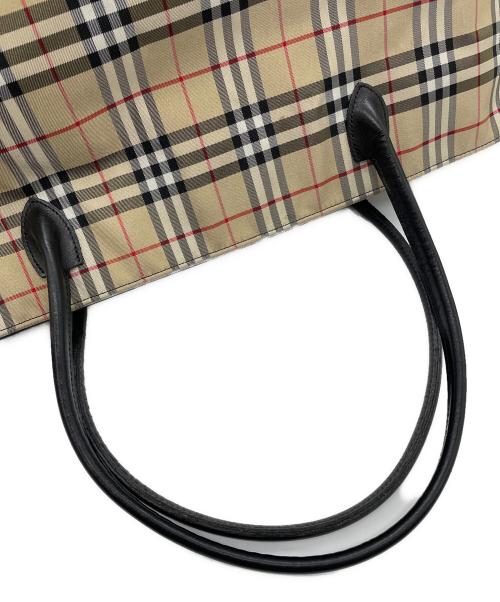 Burberry's（バーバリー）Burberry's (バーバリーズ) 舟型トートバッグ ベージュの古着・服飾アイテム