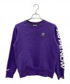 Aape BY A BATHING APEエーエイプ バイ アベイシングエイプ）の古着「スウェット」｜パープル
