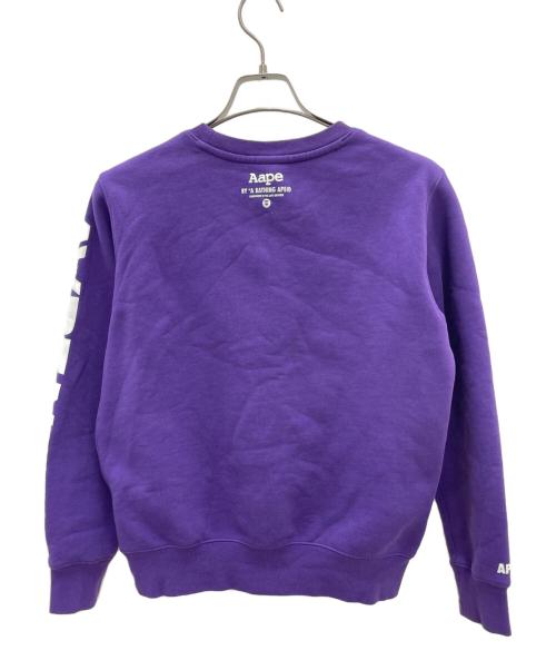 Aape BY A BATHING APE（エーエイプ バイ アベイシングエイプ）Aape BY A BATHING APE (エーエイプ バイ アベイシングエイプ) スウェット パープル サイズ:M(175)の古着・服飾アイテム