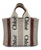 Chloeクロエ）の古着「トートバッグ」｜ベージュ×ブラウン