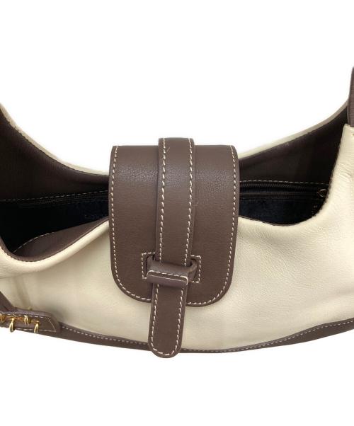 LOEWE（ロエベ）LOEWE (ロエベ) ワンショルダーバッグ ベージュ×ブラウンの古着・服飾アイテム