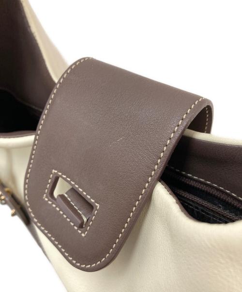 LOEWE（ロエベ）LOEWE (ロエベ) ワンショルダーバッグ ベージュ×ブラウンの古着・服飾アイテム