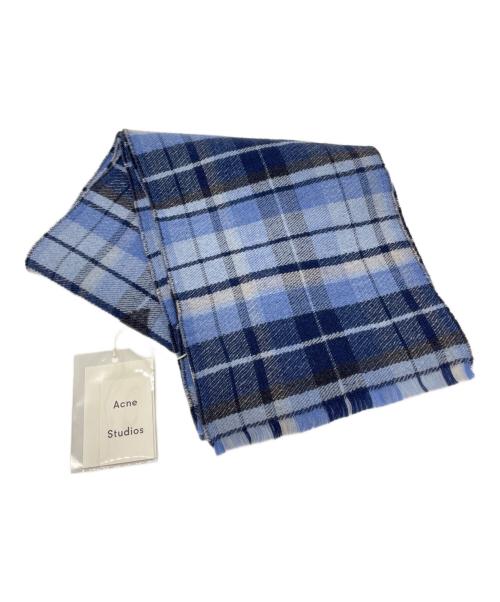 Acne studios（アクネ ストゥディオス）ACNE STUDIOS (アクネ ストゥディオス) マフラー ブルー 未使用品の古着・服飾アイテム