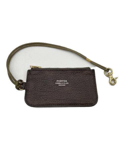 PORTER（ポーター）PORTER (ポーター) レザートートバッグ ブラウンの古着・服飾アイテム