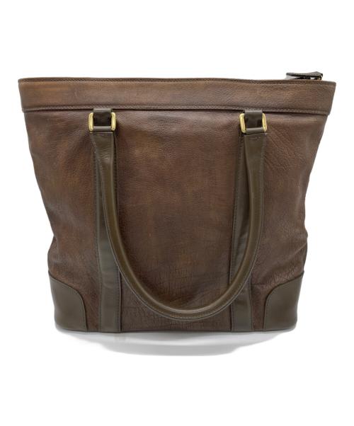 PORTER（ポーター）PORTER (ポーター) レザートートバッグ ブラウンの古着・服飾アイテム