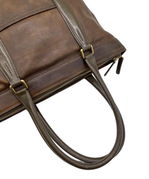 PORTER（ポーター）PORTER (ポーター) レザートートバッグ ブラウンの古着・服飾アイテム