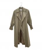 furfurファーファー）の古着「ロングコート」｜ブラウン