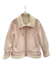 furfur（ファーファー）の古着「ボンバージャケット」｜ピンク