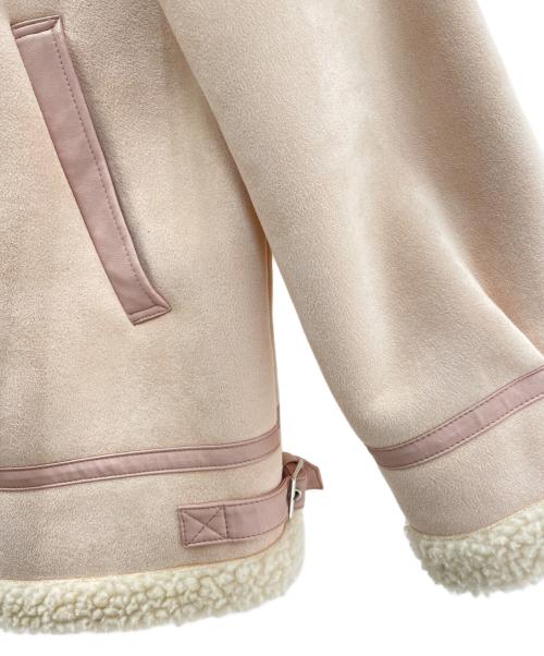 furfur（ファーファー）furfur (ファーファー) ボンバージャケット ピンク サイズ:Fの古着・服飾アイテム