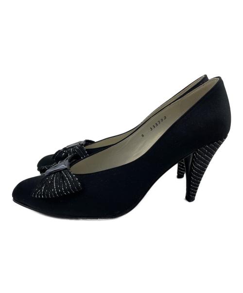 Christian Dior（クリスチャン ディオール）Christian Dior (クリスチャン ディオール) ヒールパンプス ブラック サイズ:6の古着・服飾アイテム