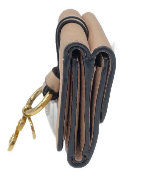 Chloe（クロエ）Chloe (クロエ) 3つ折り財布 ピンクの古着・服飾アイテム