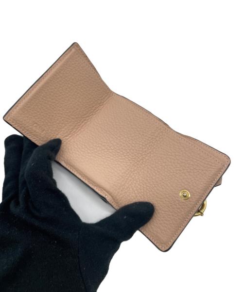Chloe（クロエ）Chloe (クロエ) 3つ折り財布 ピンクの古着・服飾アイテム