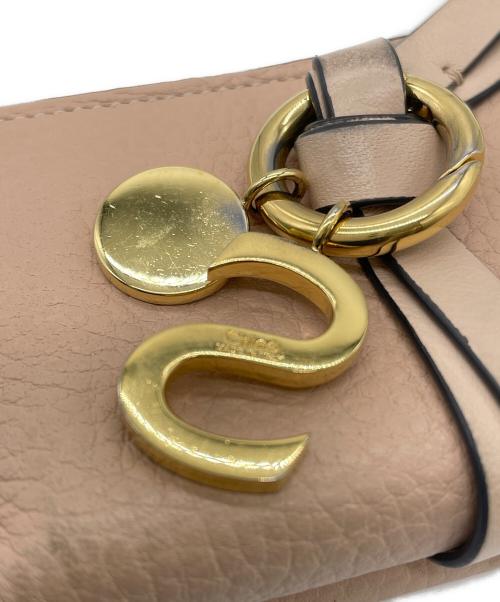 Chloe（クロエ）Chloe (クロエ) 3つ折り財布 ピンクの古着・服飾アイテム