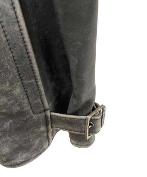 HARLEY-DAVIDSON（ハーレーダビッドソン）HARLEY-DAVIDSON (ハーレーダビッドソン) レザージャケット グレー サイズ:Lの古着・服飾アイテム