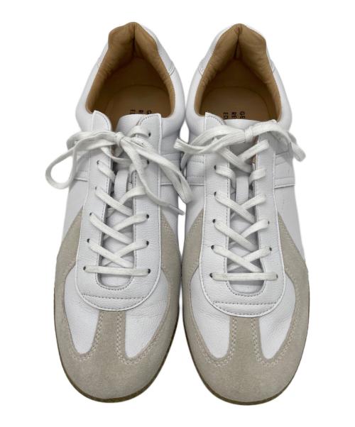 GERMAN TRAINER（ジャーマントレーナー）GERMAN TRAINER (ジャーマントレーナー) スニーカー ホワイト サイズ:27cmの古着・服飾アイテム