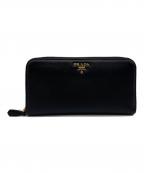 PRADAプラダ）の古着「ラウンドファスナー長財布」