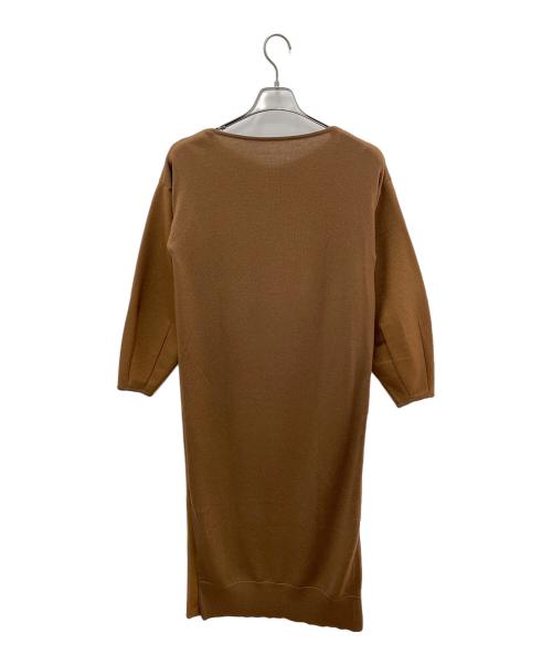 BALLSEY（ボールジィ）BALLSEY (ボールジィ) 長袖ワンピース ブラウン サイズ:36の古着・服飾アイテム
